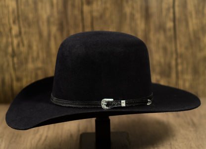 Dark Navy Blue 100X Beaver Fur Cowboy Hat