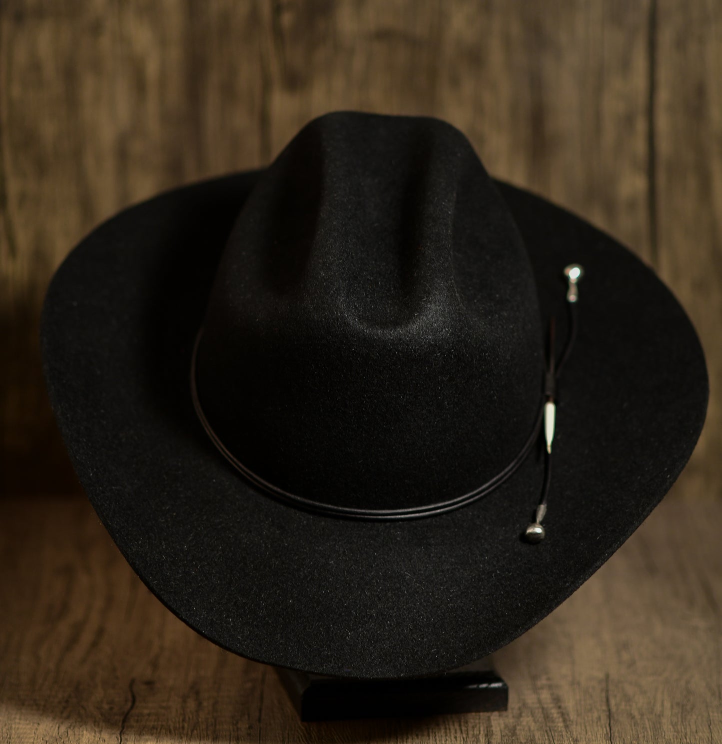 Black Rabbit Fur Cowboy Hat