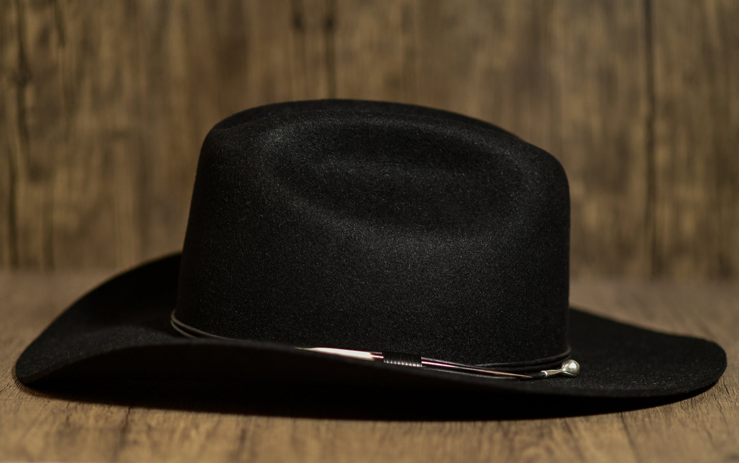 Black Rabbit Fur Cowboy Hat