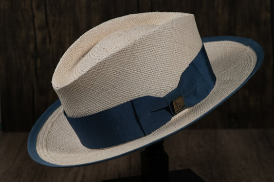 Natural Panama Straw Fedora