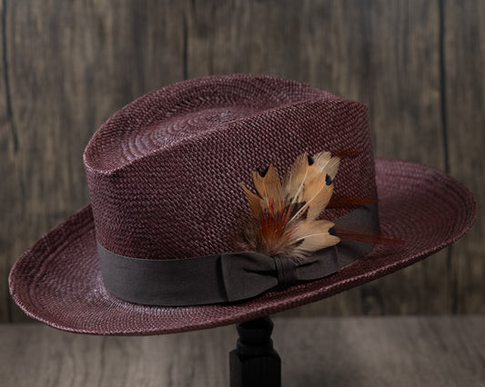 Chocolate Brown Panama Fedora