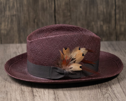 Chocolate Brown Panama Fedora