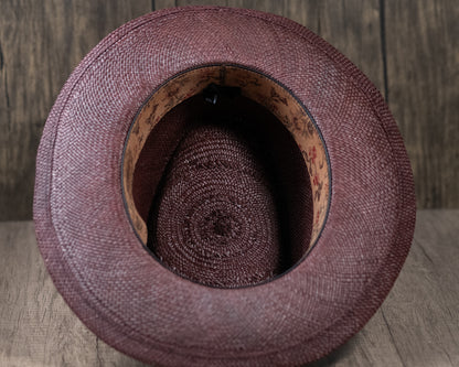 Chocolate Brown Panama Fedora