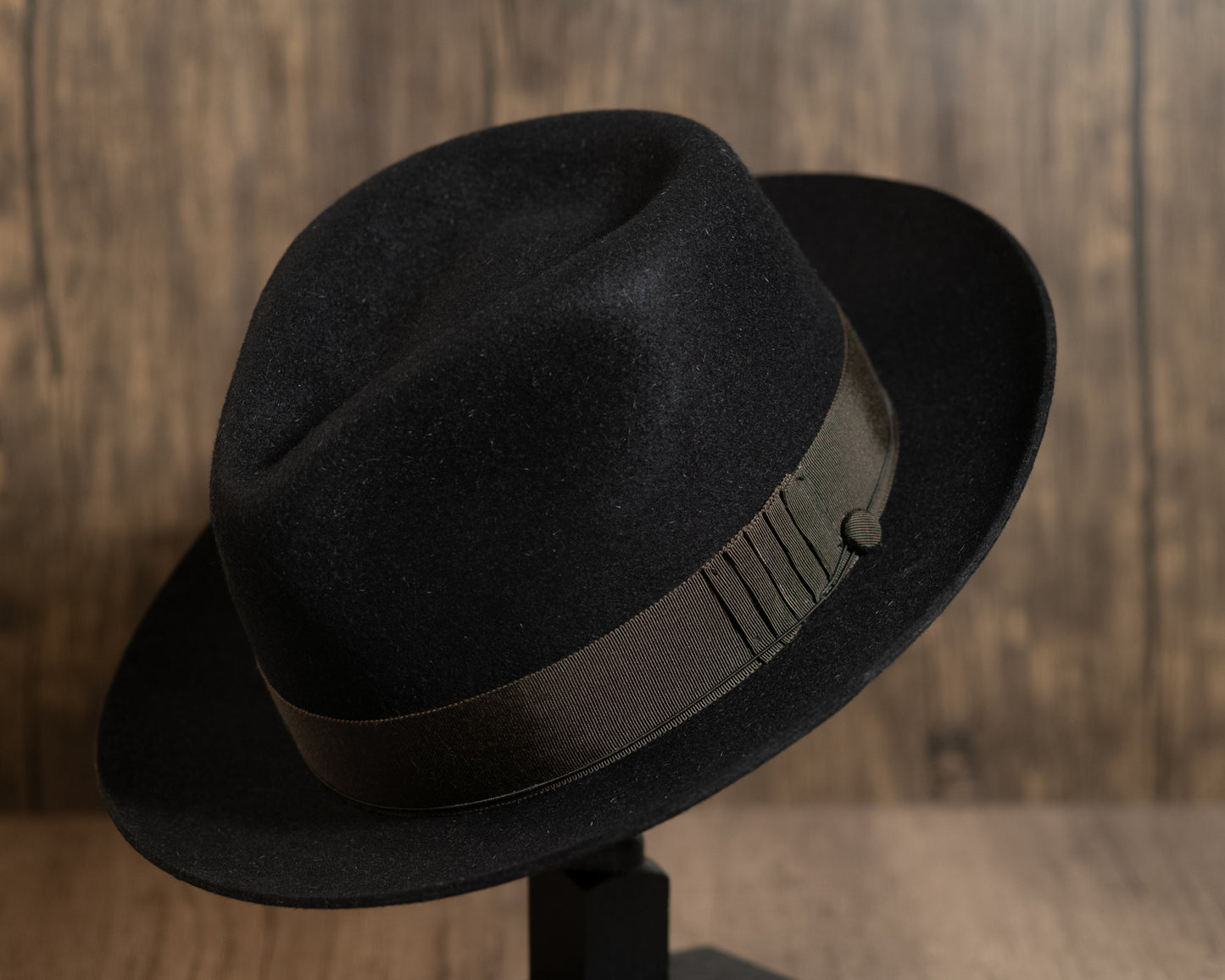 Black Rabbit Fur Fedora