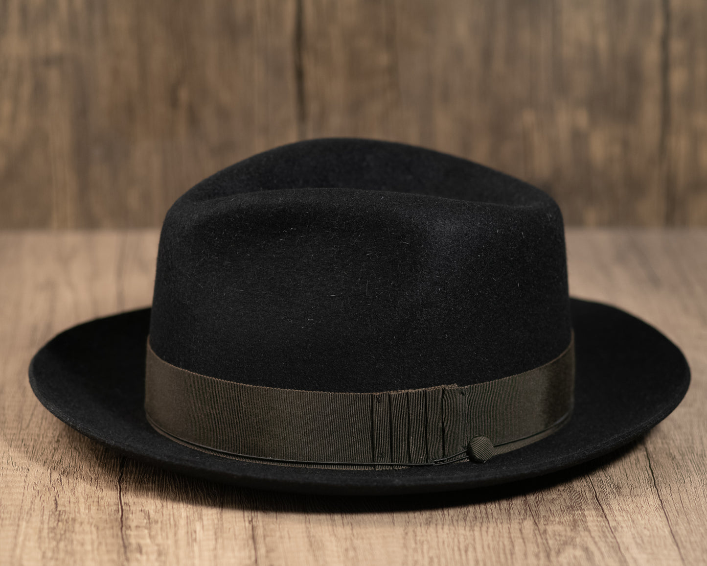 Black Rabbit Fur Fedora