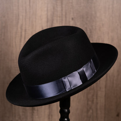 Black Rabbit Fur Fedora