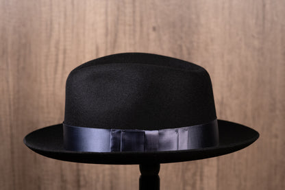 Black Rabbit Fur Fedora