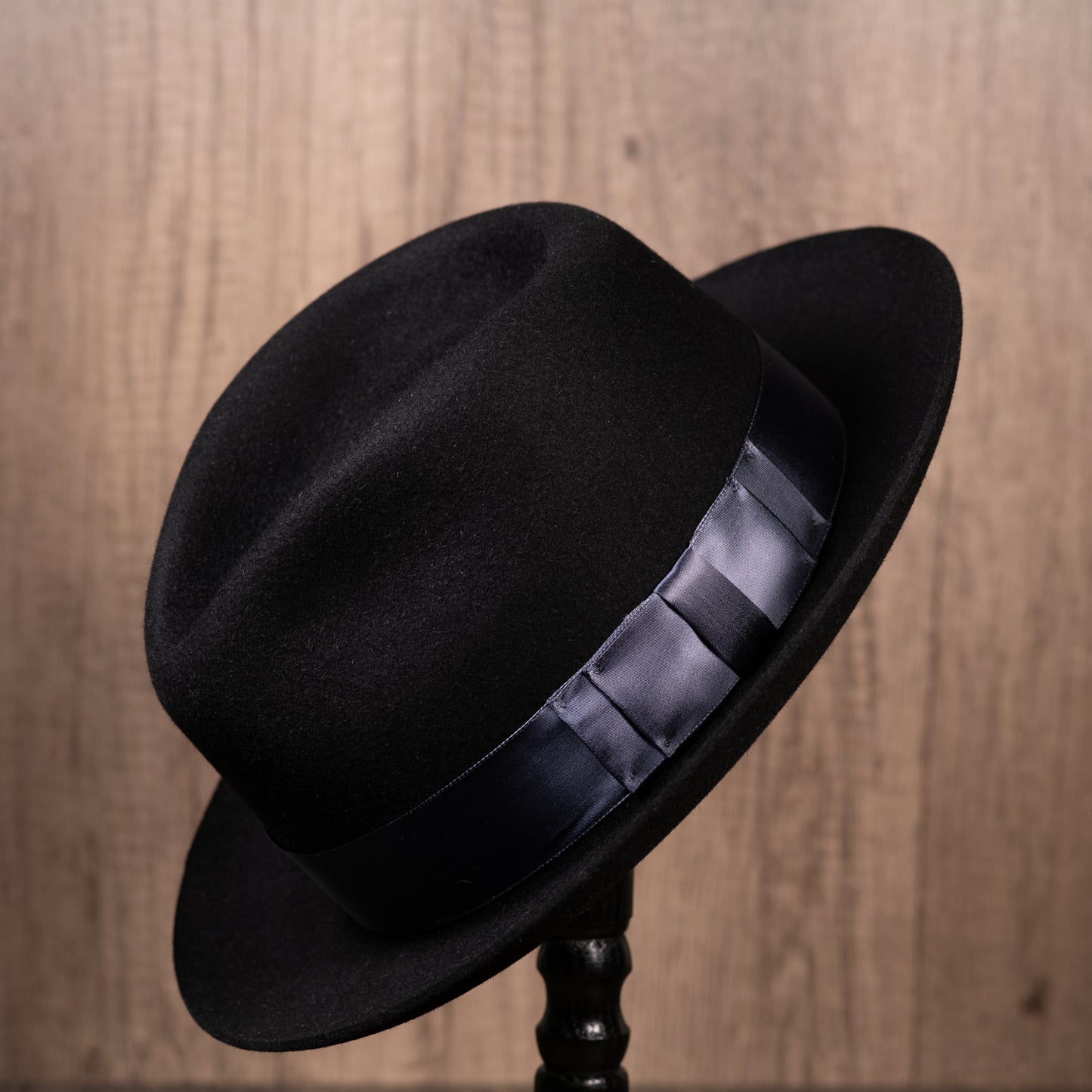 Black Rabbit Fur Fedora