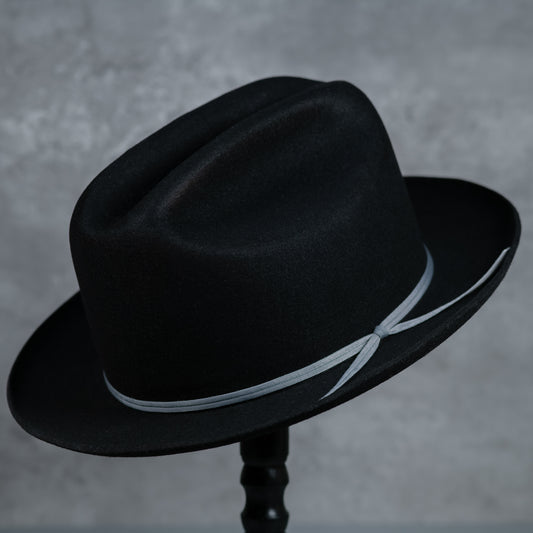 Black Rabbit Fur Fedora